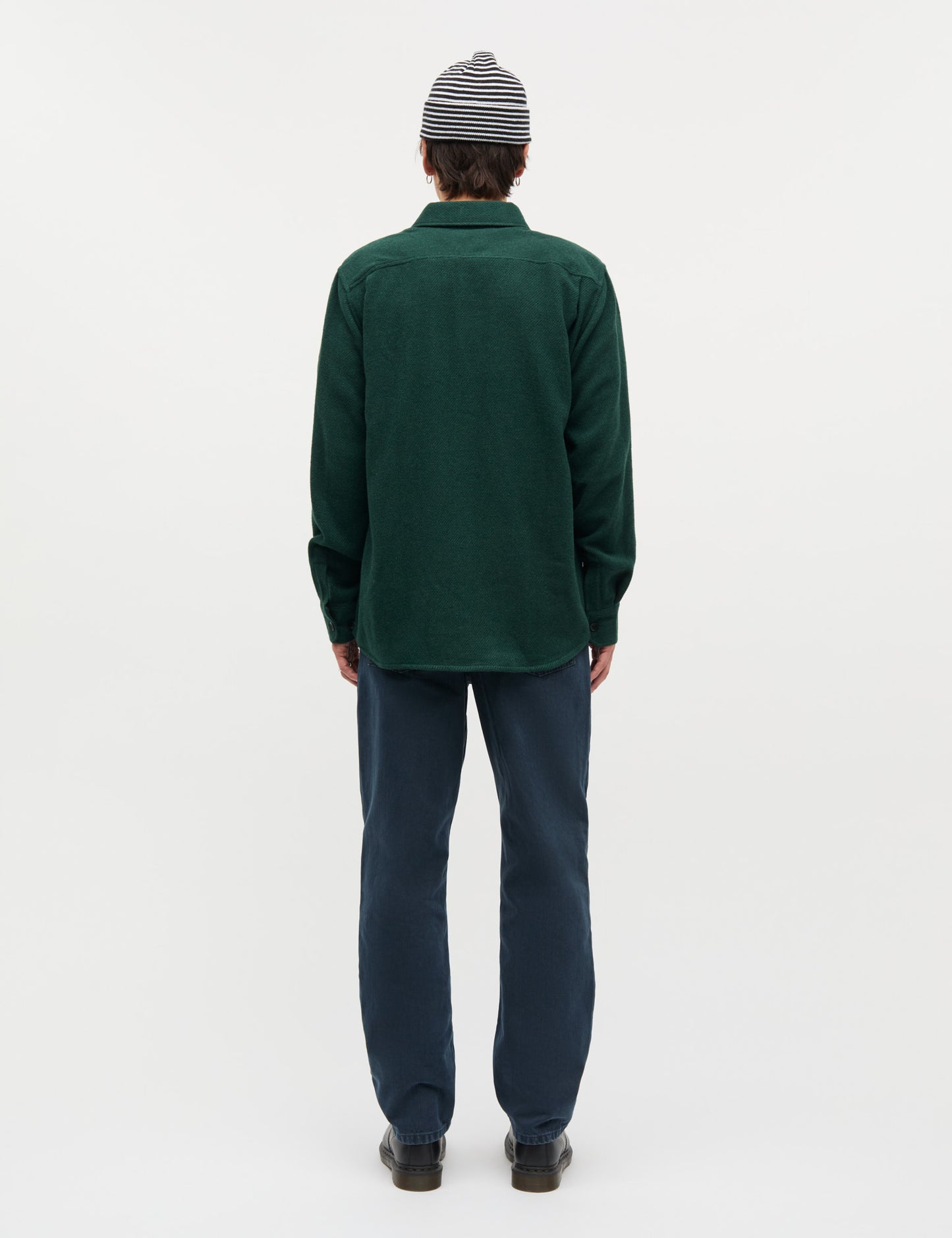 Soft Wool Noah Shirt, Verdant Green