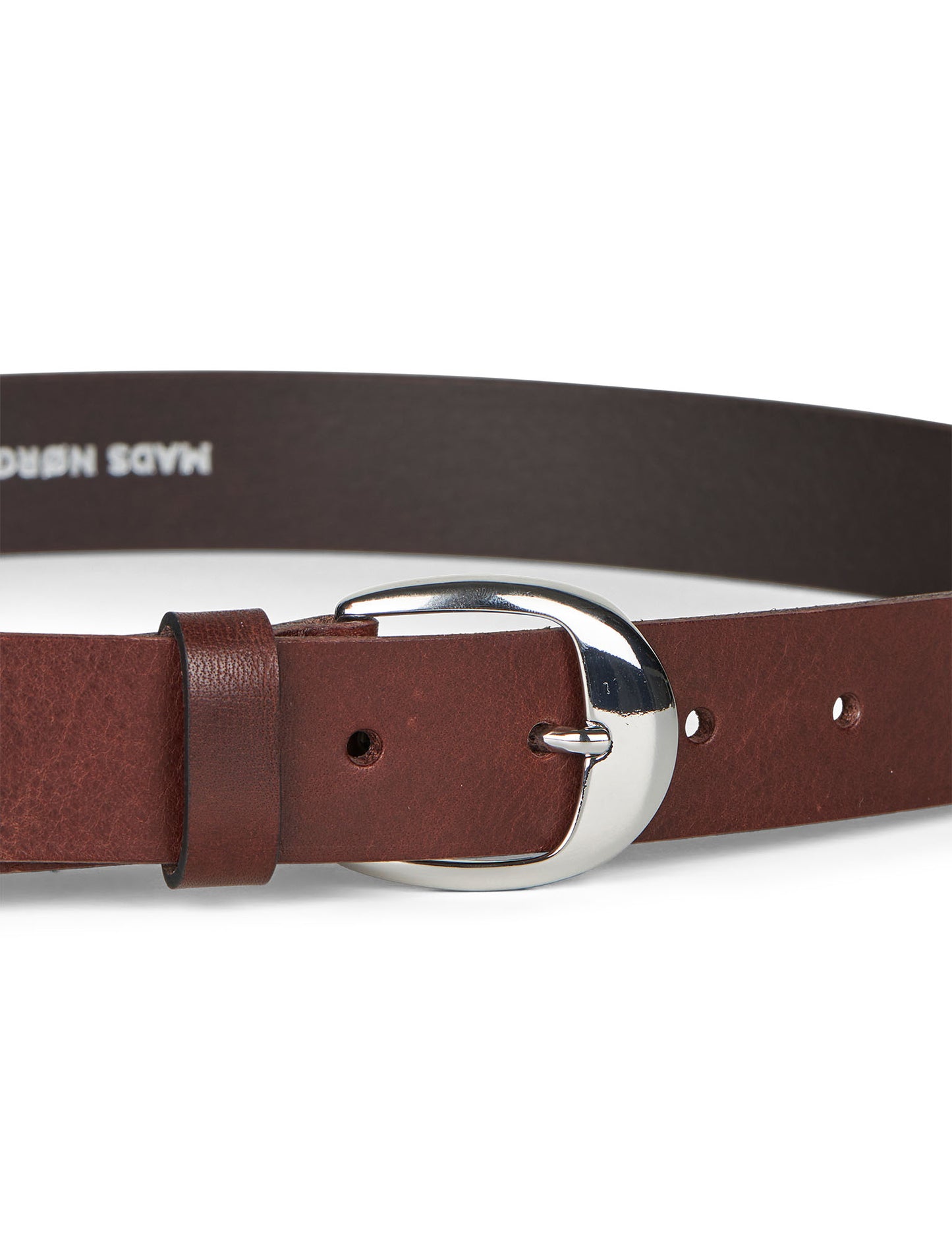 Skin Birkin Belt, Dark Brown