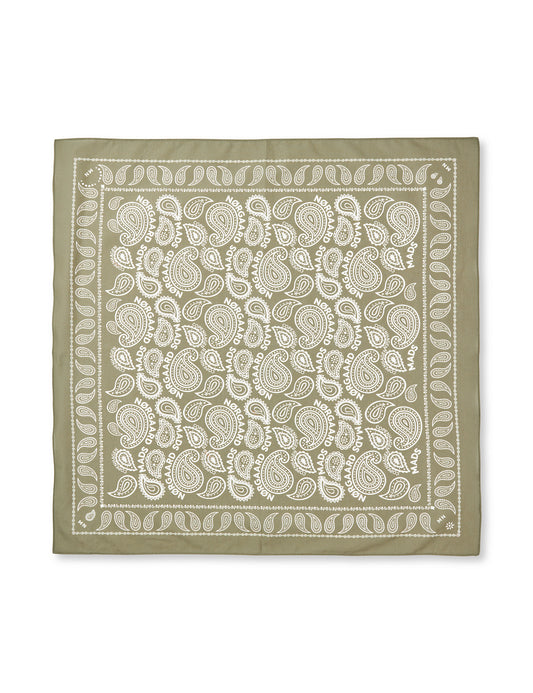 Soft Cotton Paisley Scarf Solid, Overland Trek
