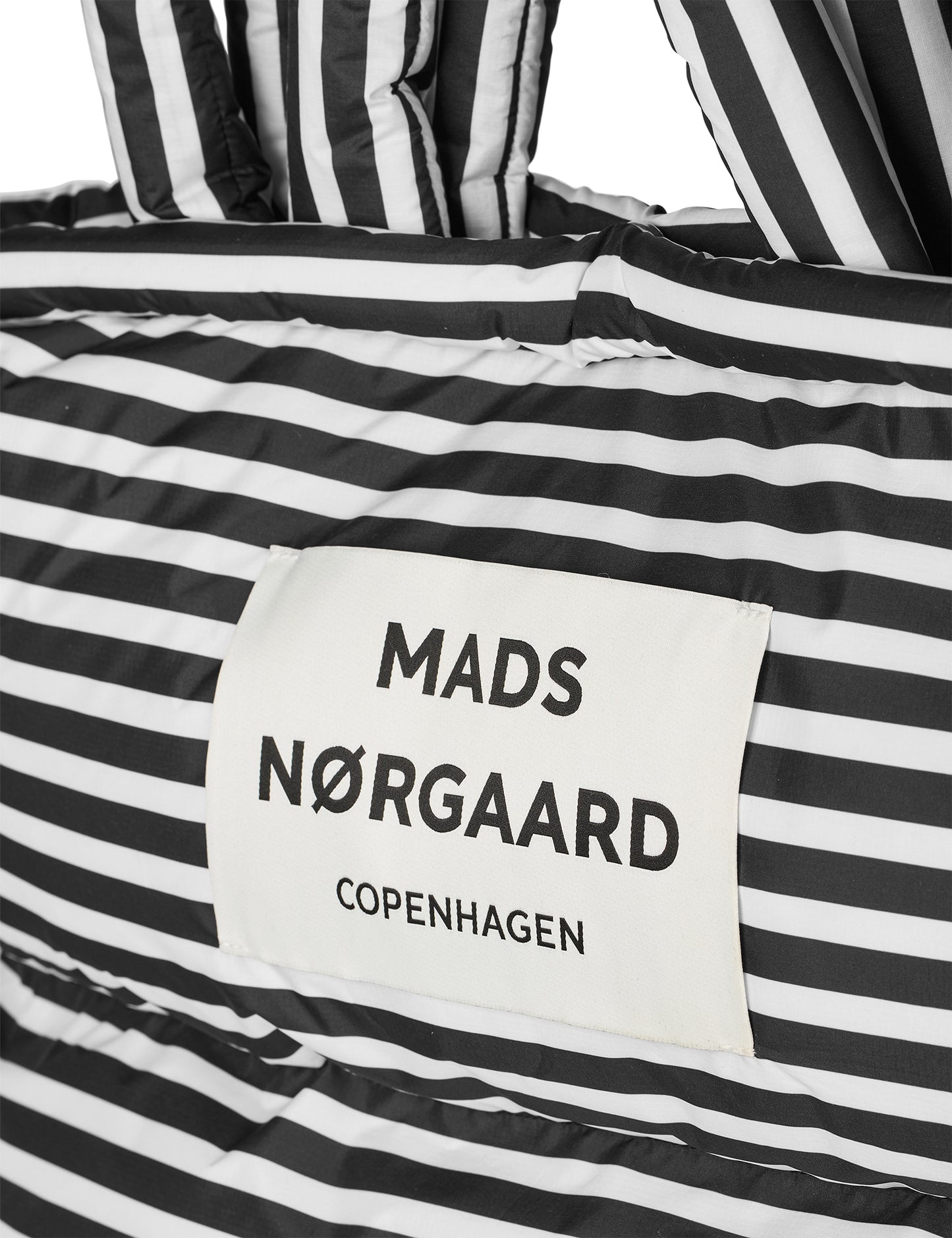 Light Ripstop Pillow Bag AOP, Black/White