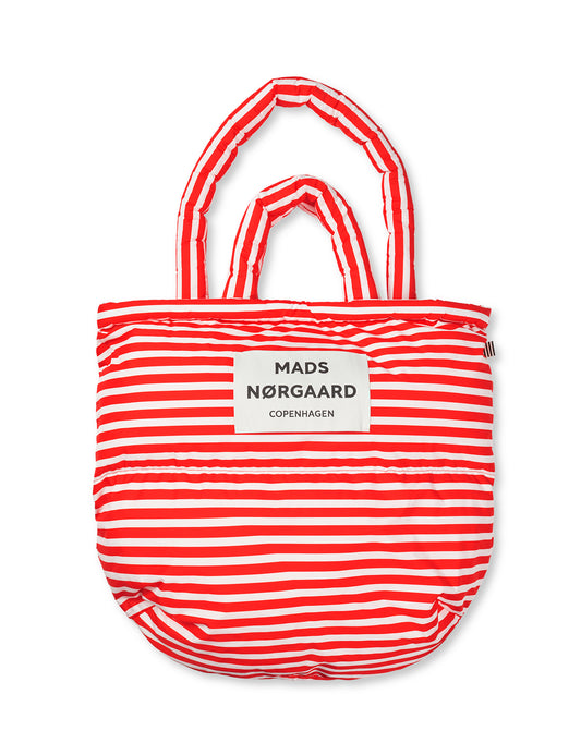 Light Ripstop Pillow Bag AOP, Fiery Red/Vanilla Ice
