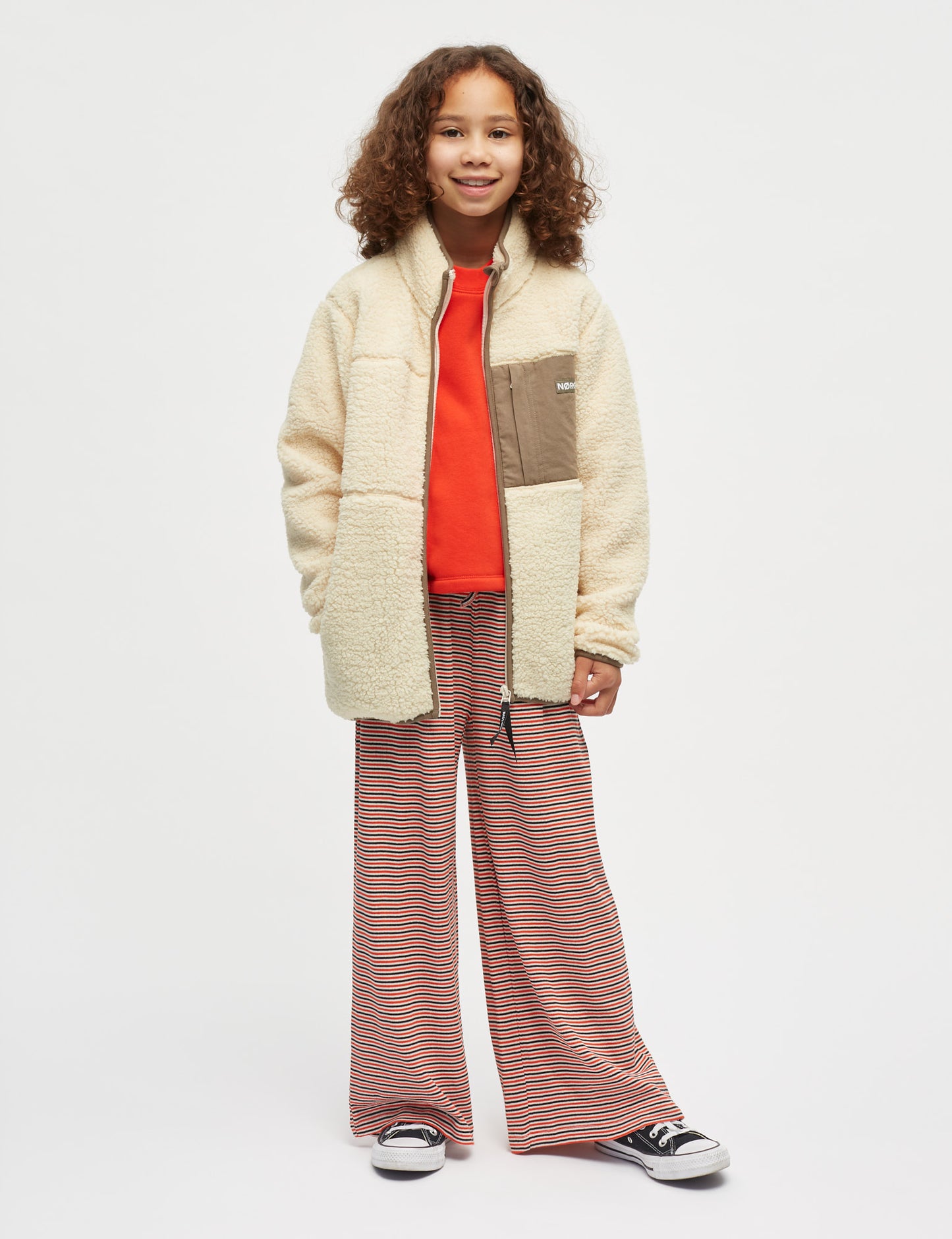 Teddy Fleece Jeffo Jacket, Vanilla Custard