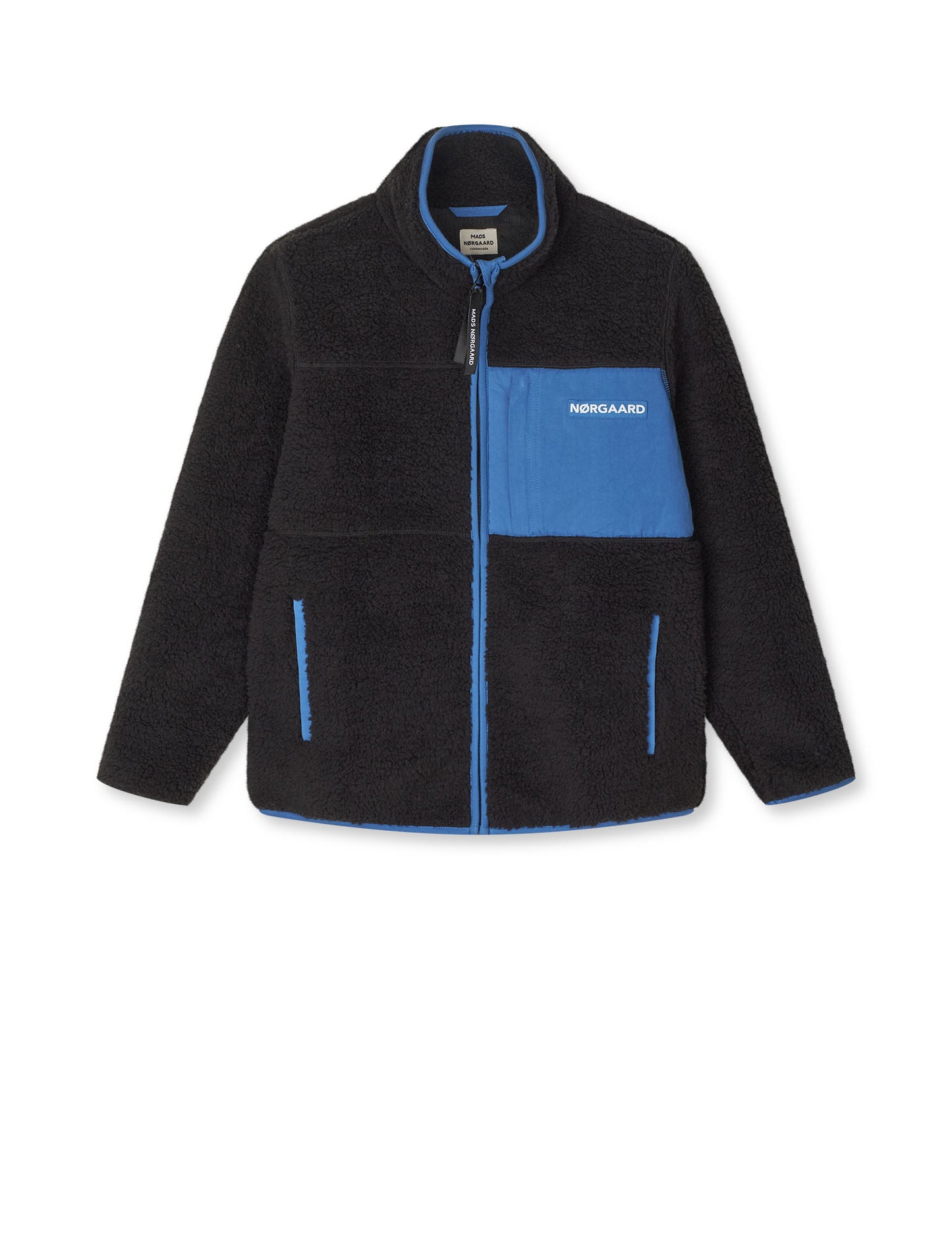 Teddy Fleece Jeffo Jacket, Jet Black