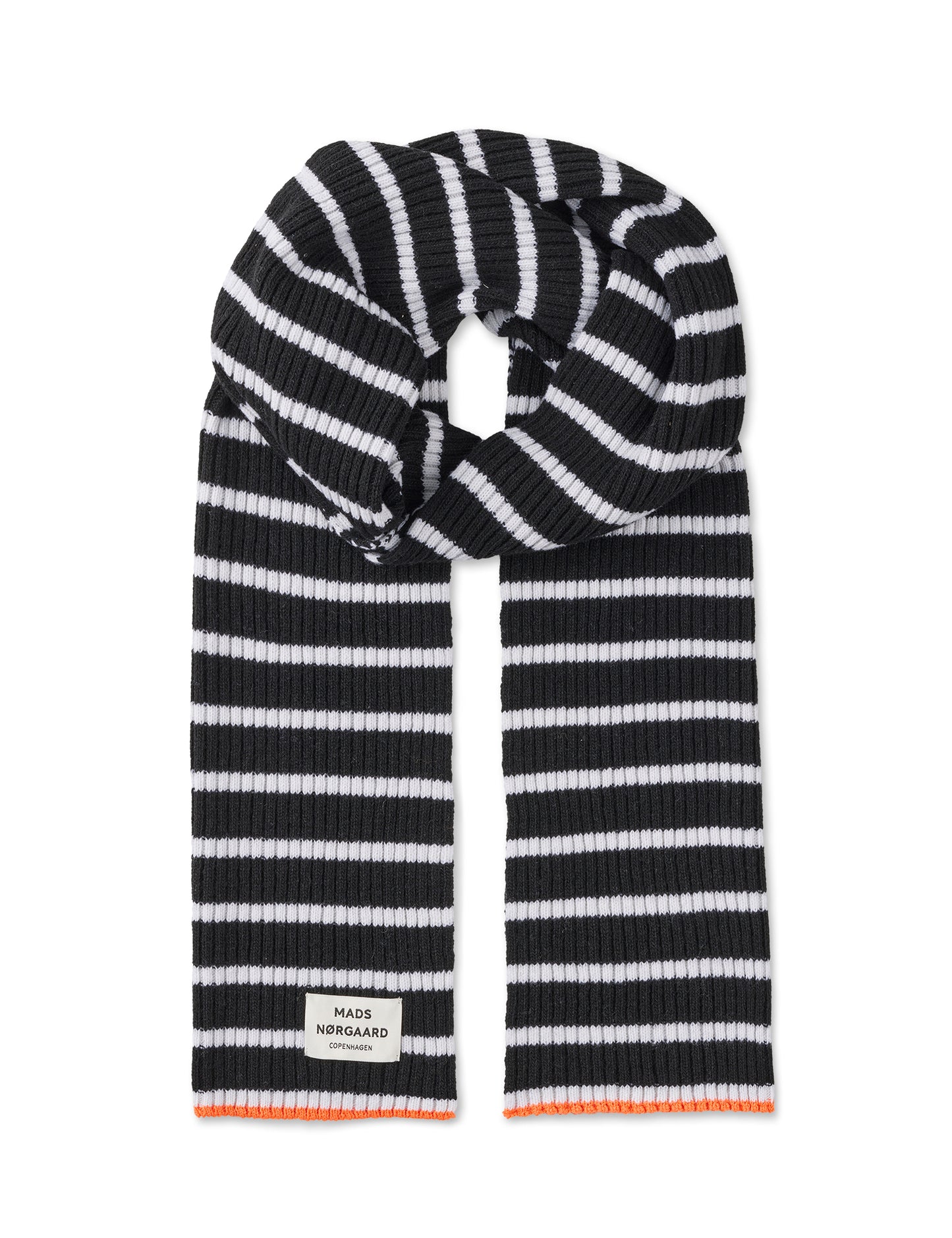 Yota Grafenau Scarf, Black/Vanilla Ice