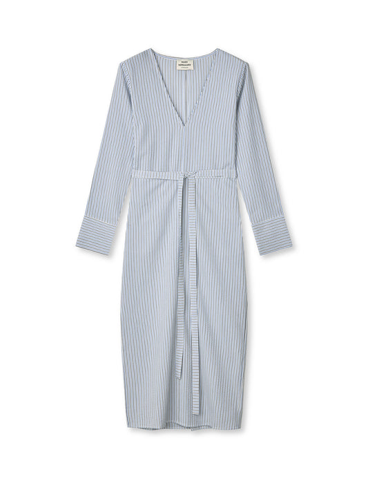 Soft Crease Oda Dress, Sky Captain/Bright Cobalt/Vani