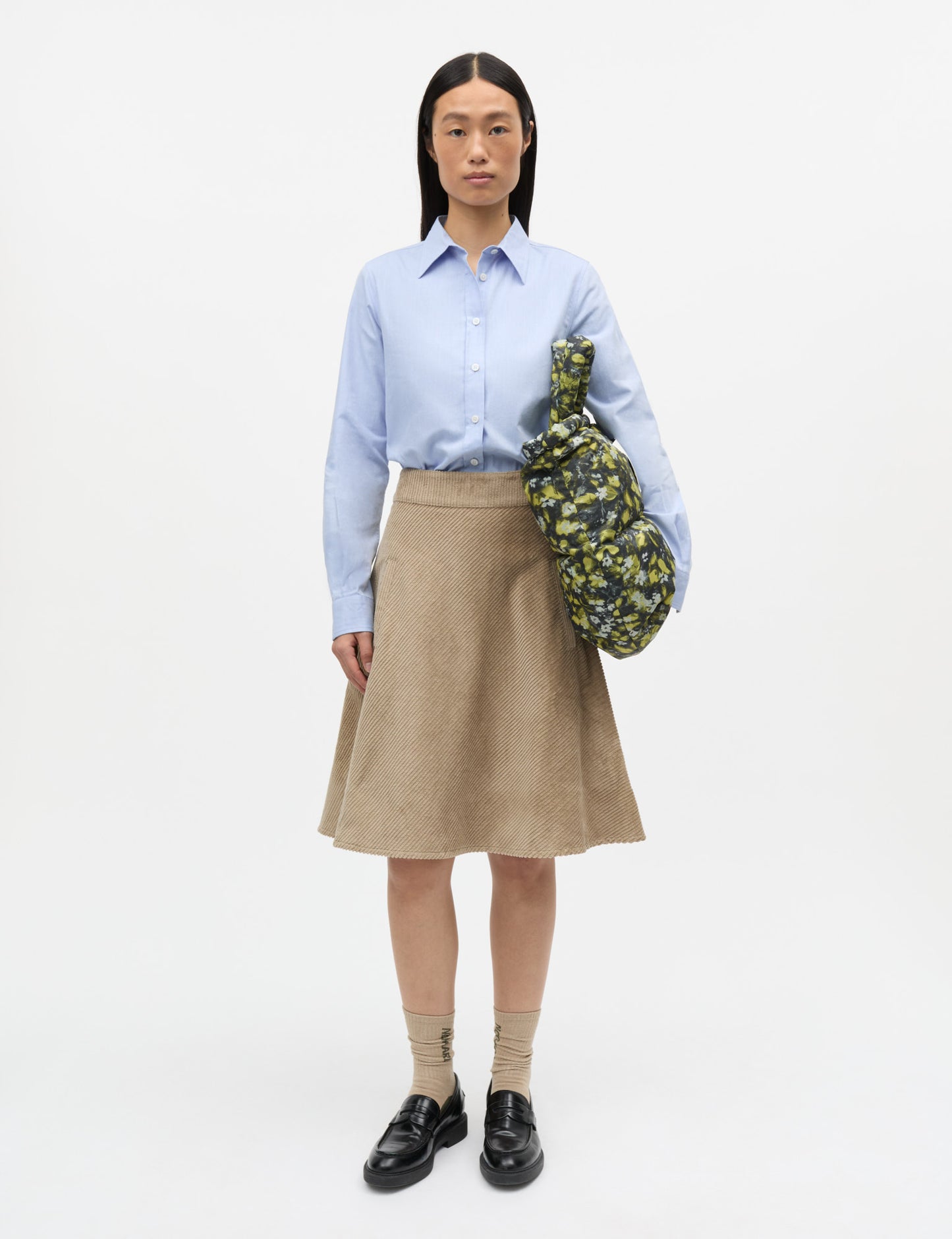 Mini Oxford Shady Shirt, Blue Heron