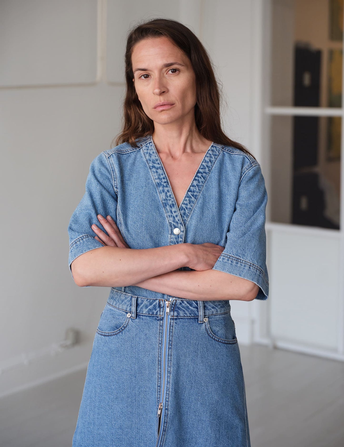 Luke Denim Vigga Dress, Blue Vintage