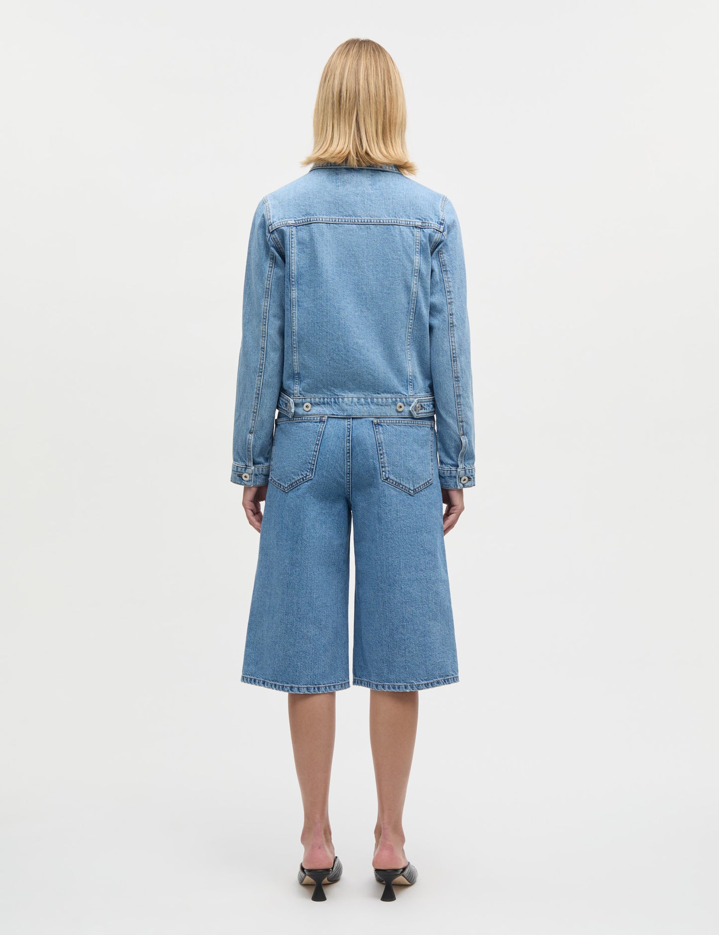 Luke Denim Demi Jacket, Blue Vintage