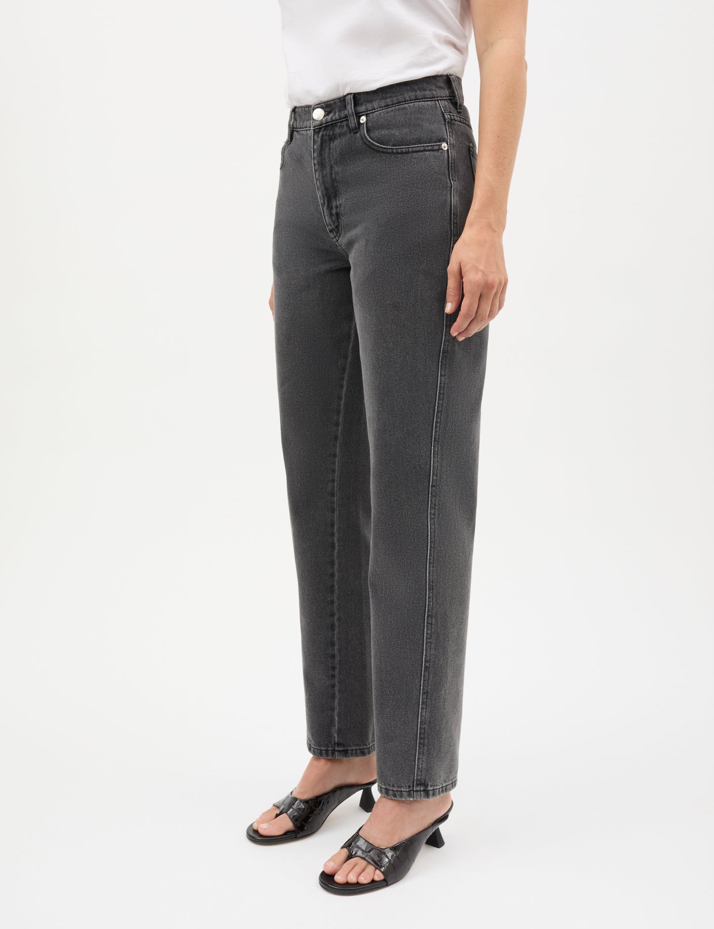 Luke Black Denim Regy Jeans, Black Vintage