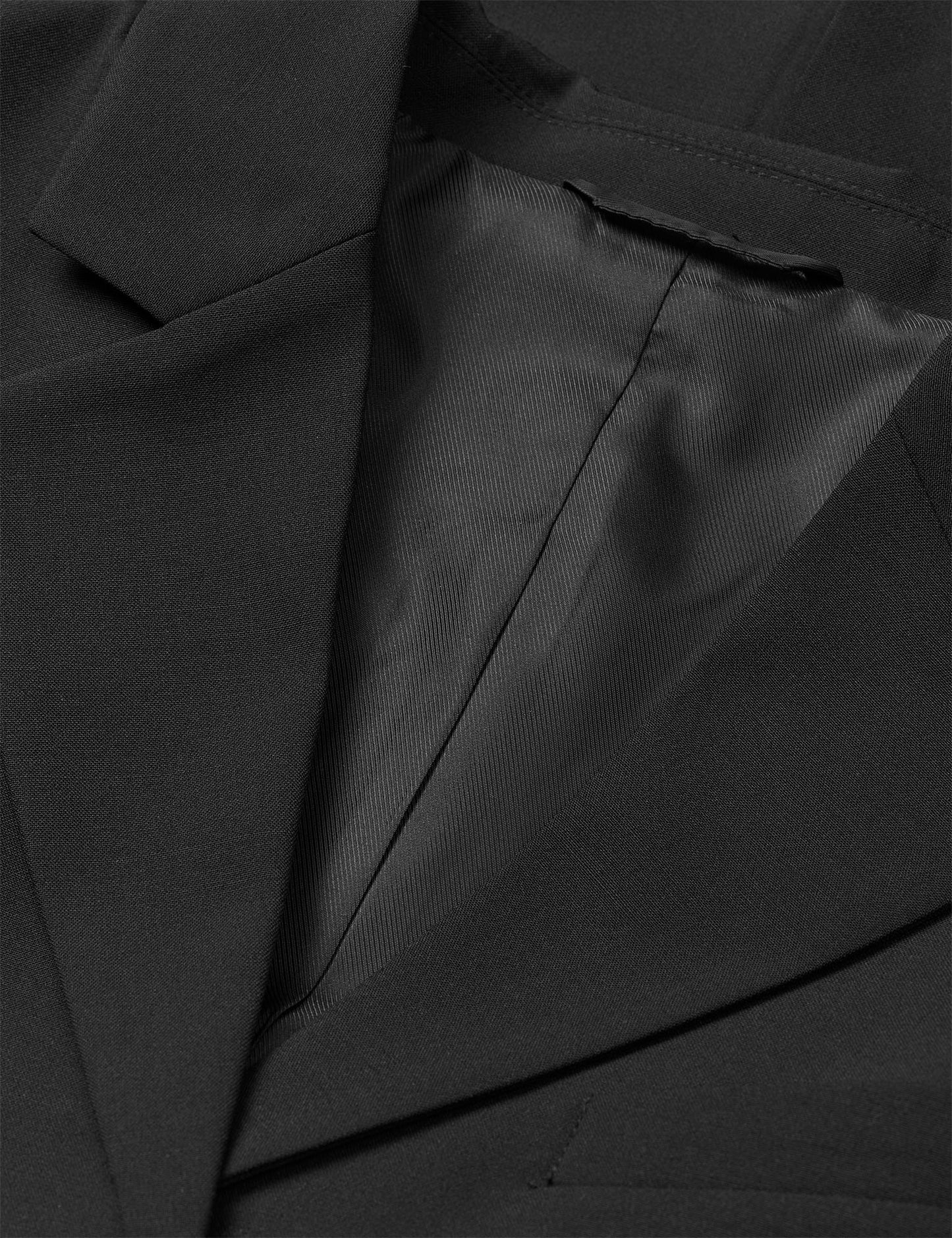 Dense Weave Less Blazer, Black