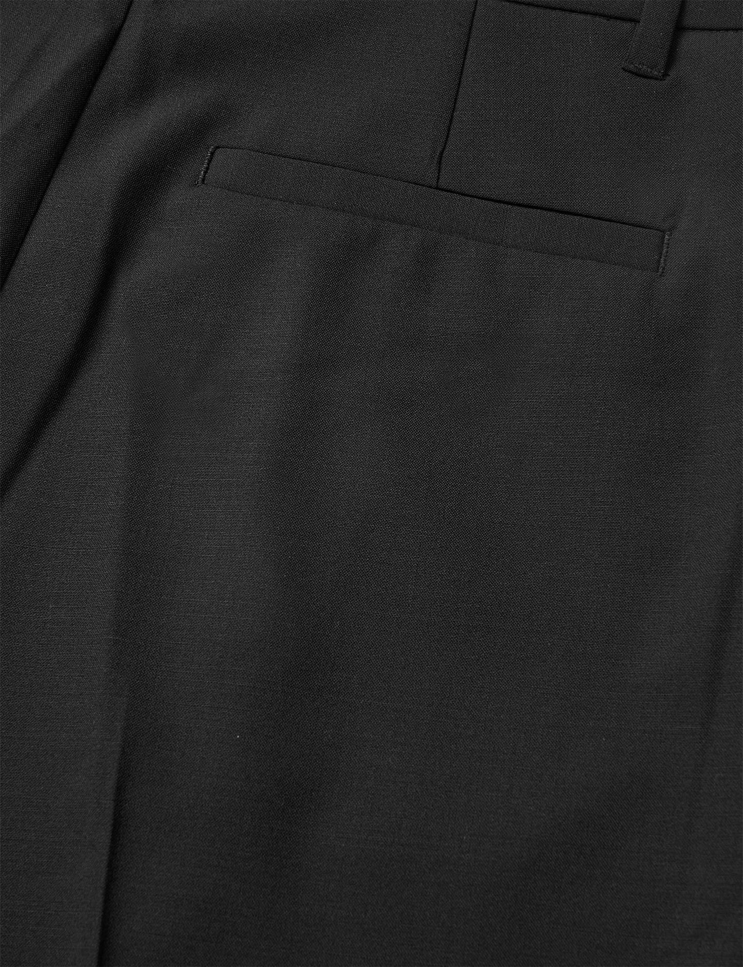 Dense Weave Maria Pants, Black