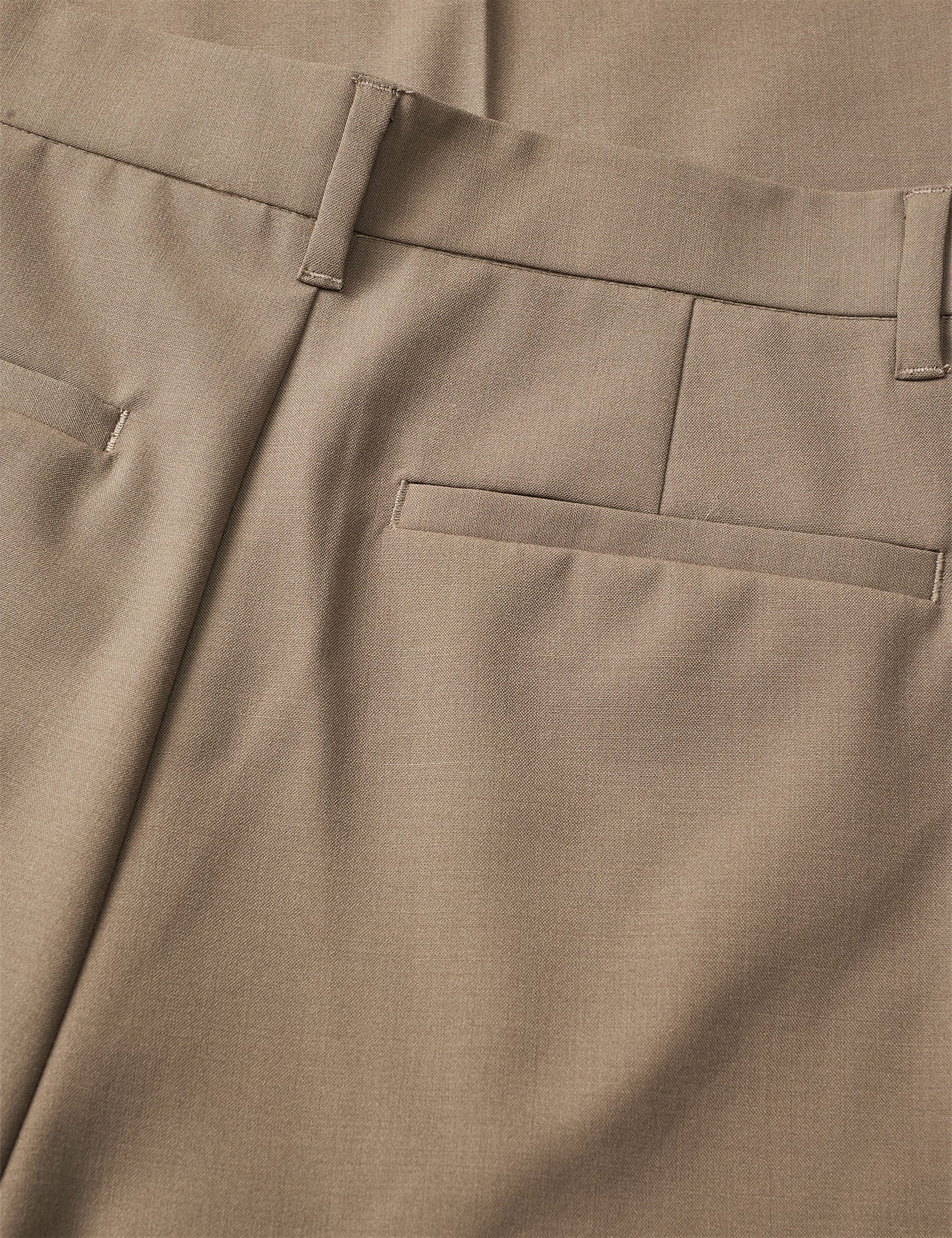 Dense Weave Maria Pants, Walnut