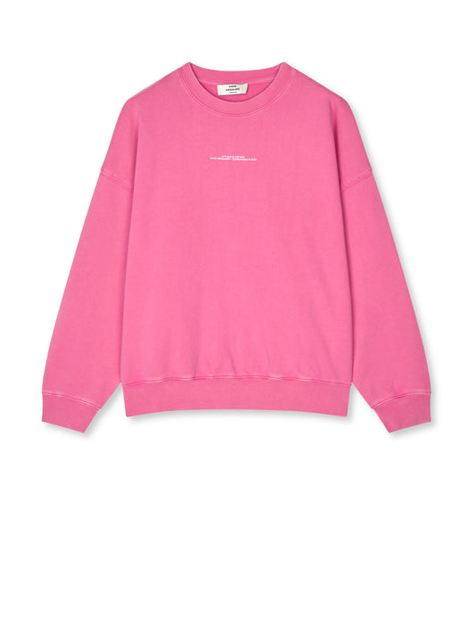 Compact Cotton Atli Sweatshirt, Carmine Rose