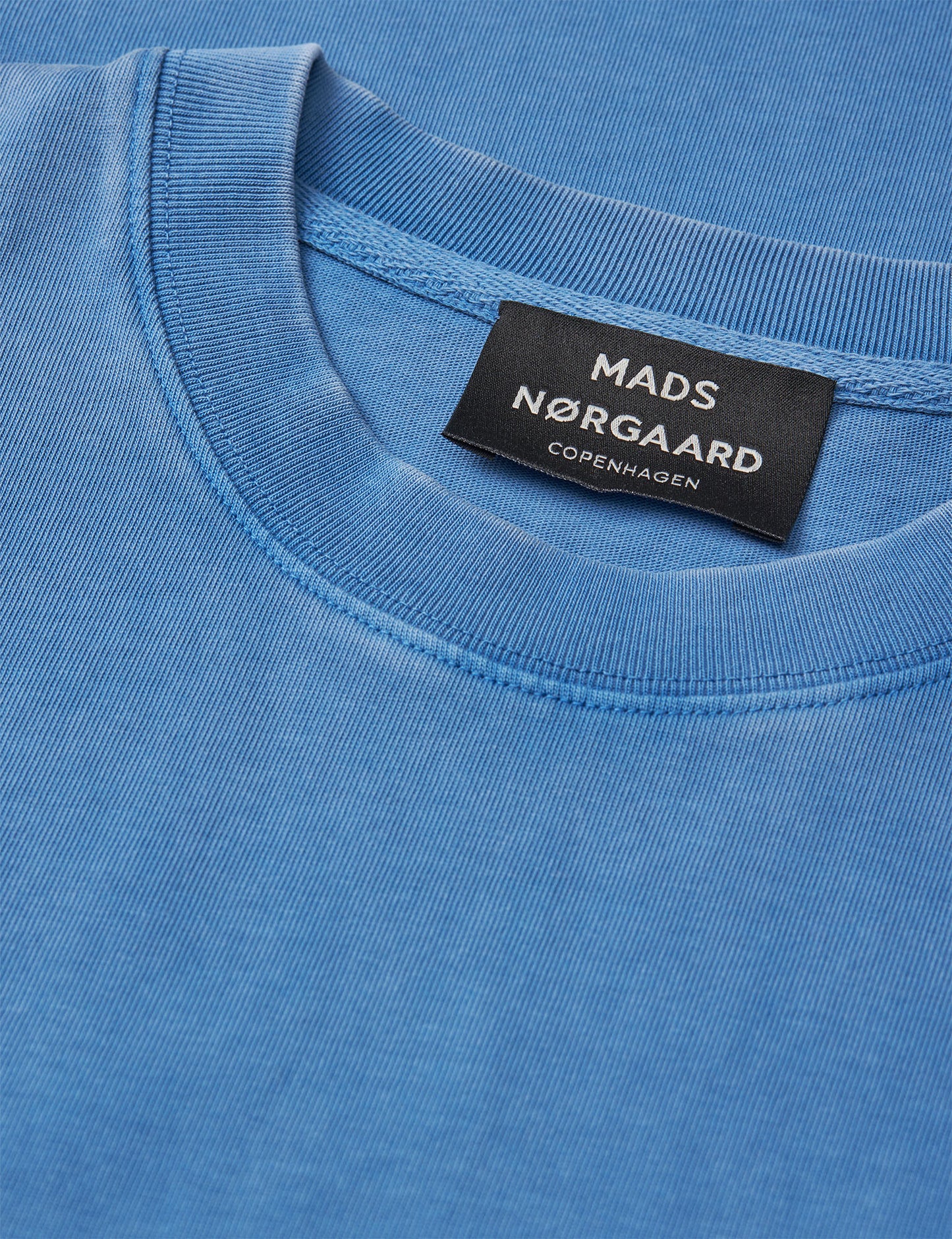 Combed Jersey Dye Thorbjørn Tee, Bright Cobalt