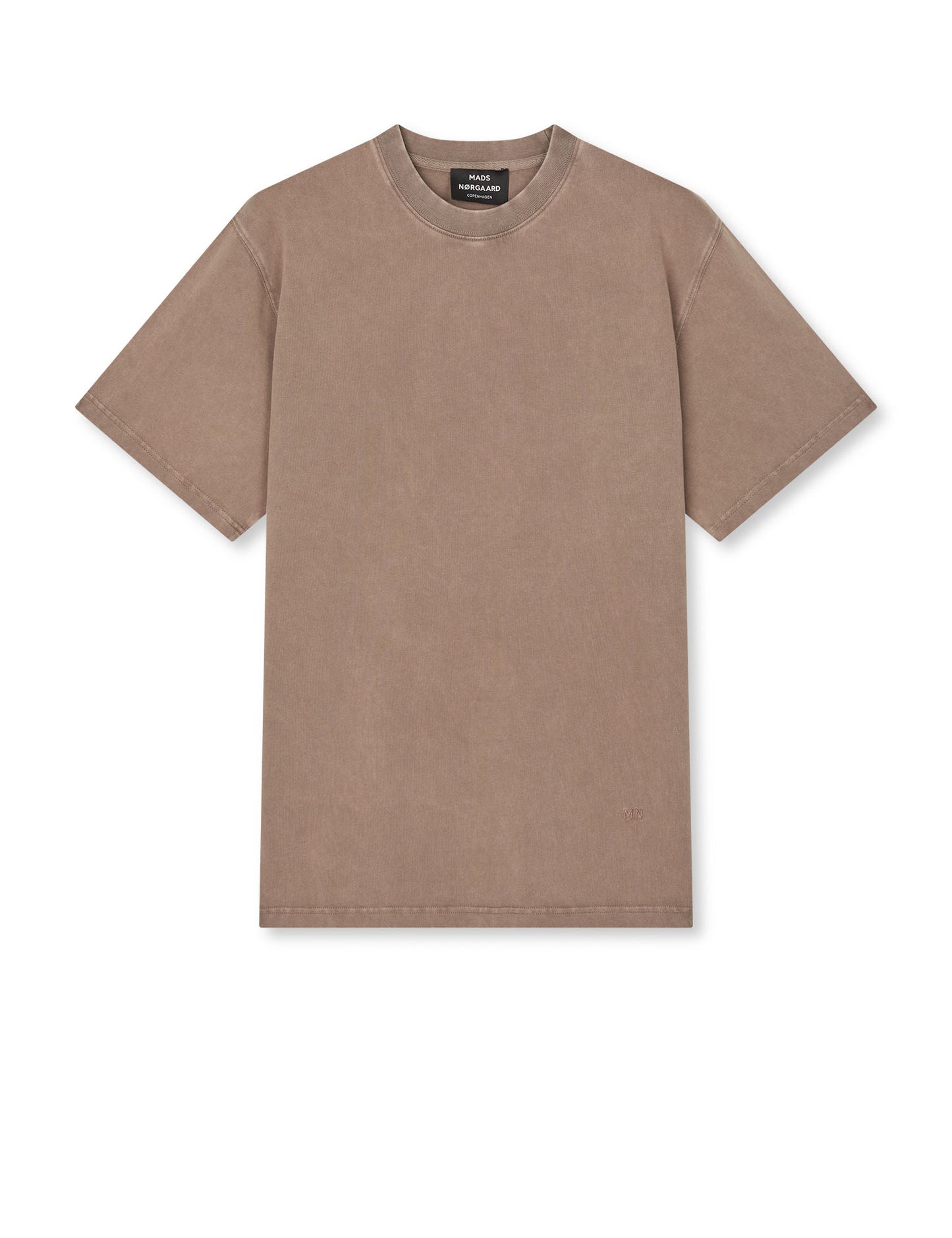 Combed Jersey Dye Thorbjørn Tee, Walnut