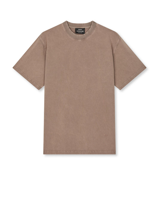 Combed Jersey Dye Thorbjørn Tee, Walnut