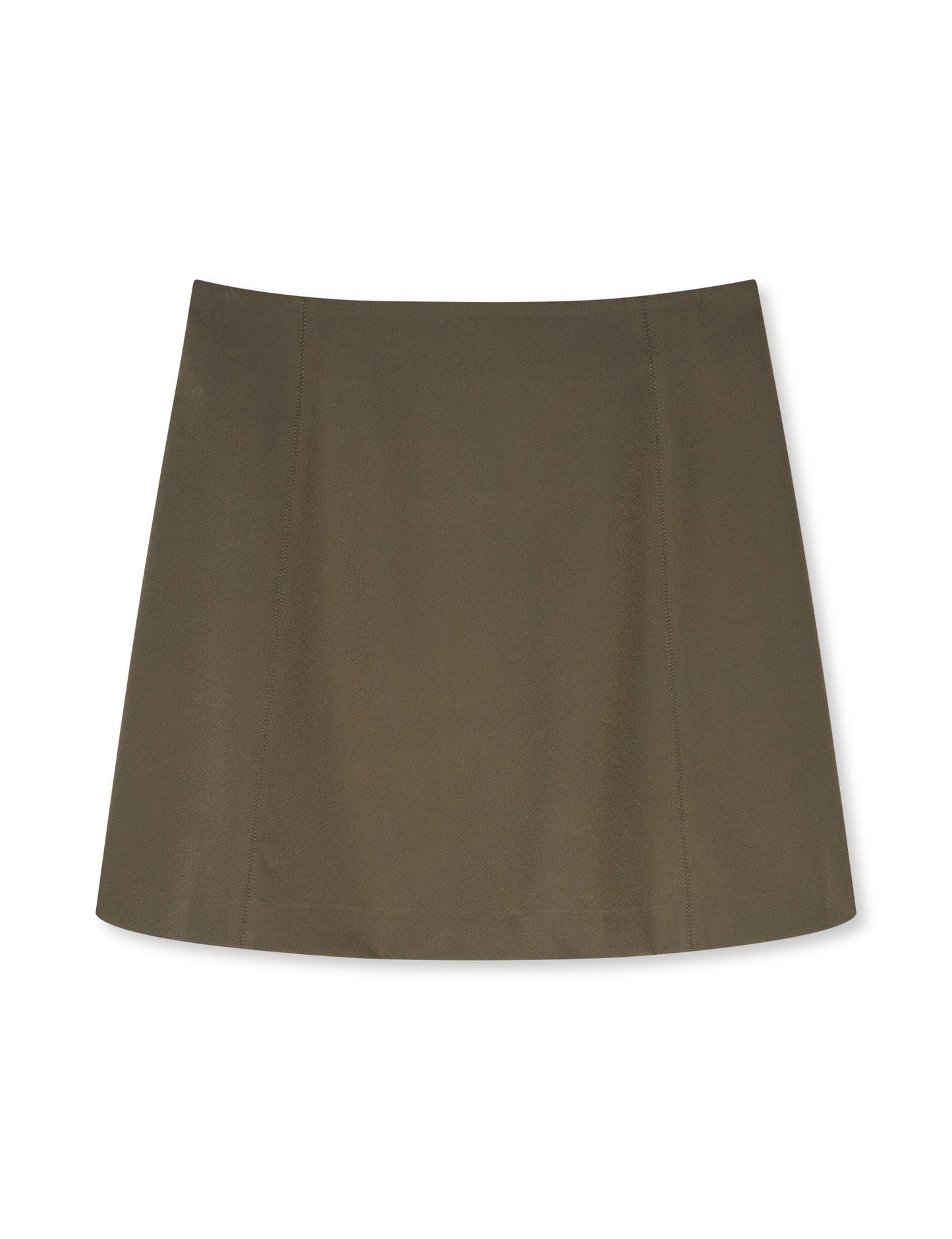 Stretchy Nylon Roberta Skirt, Tarmac