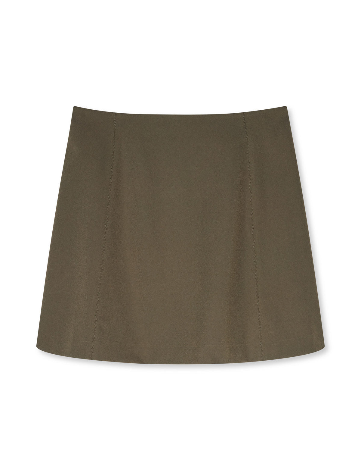 Stretchy Nylon Roberta Skirt, Tarmac