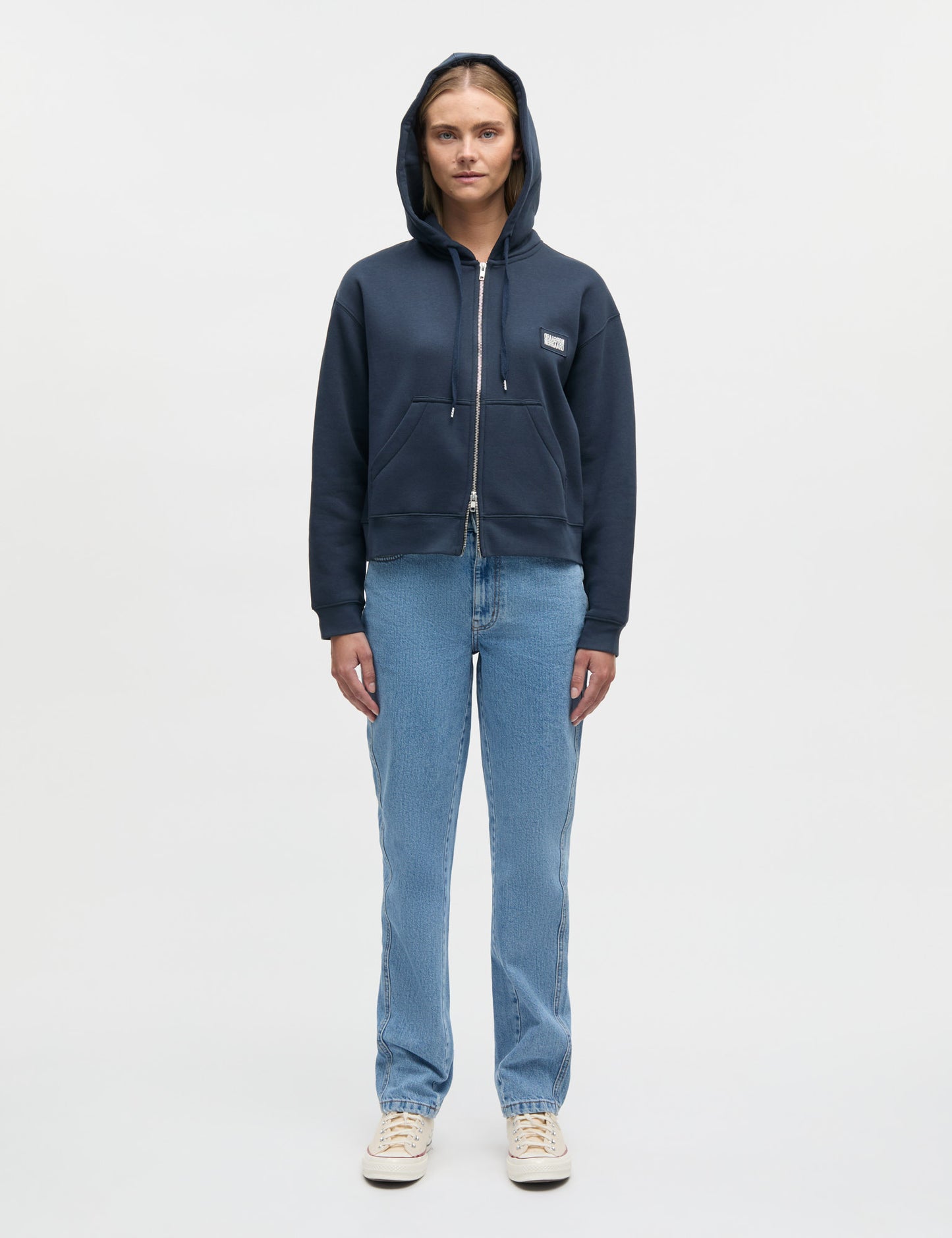 Standard Bobo Hood Sweatshirt, Sky Captain