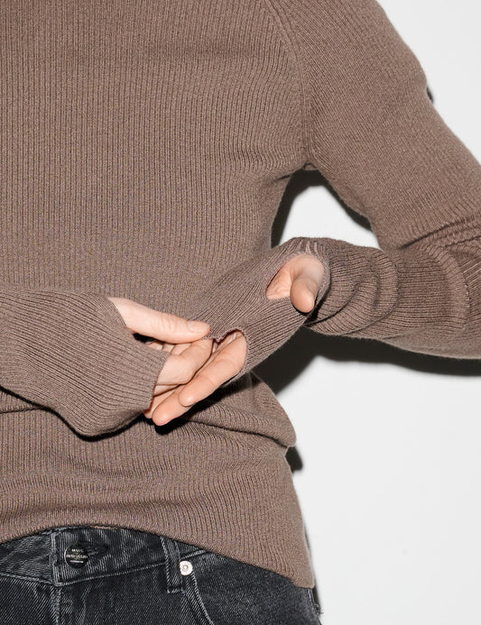 Fine Merino Inge Knit, Walnut