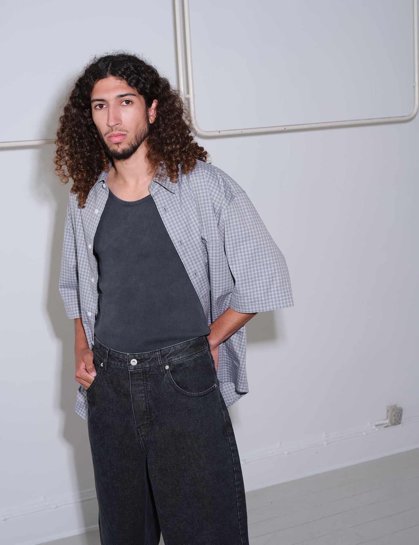 Cotton Soft Oskar Shirt SS, Sky Captain CH.