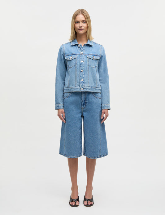 Luke Denim Robyn Shorts, Blue Vintage