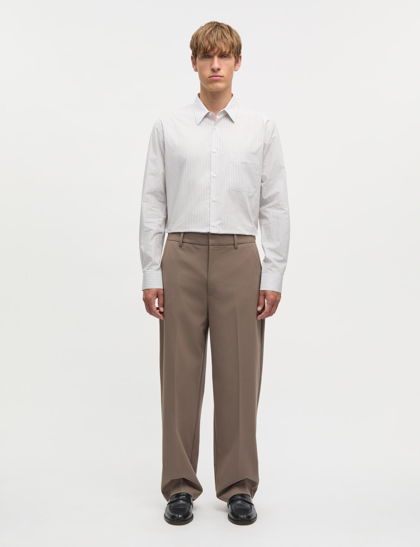 Dense Weave Henry Pants, Walnut