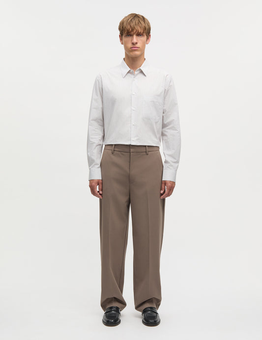 Dense Weave Henry Pants, Walnut