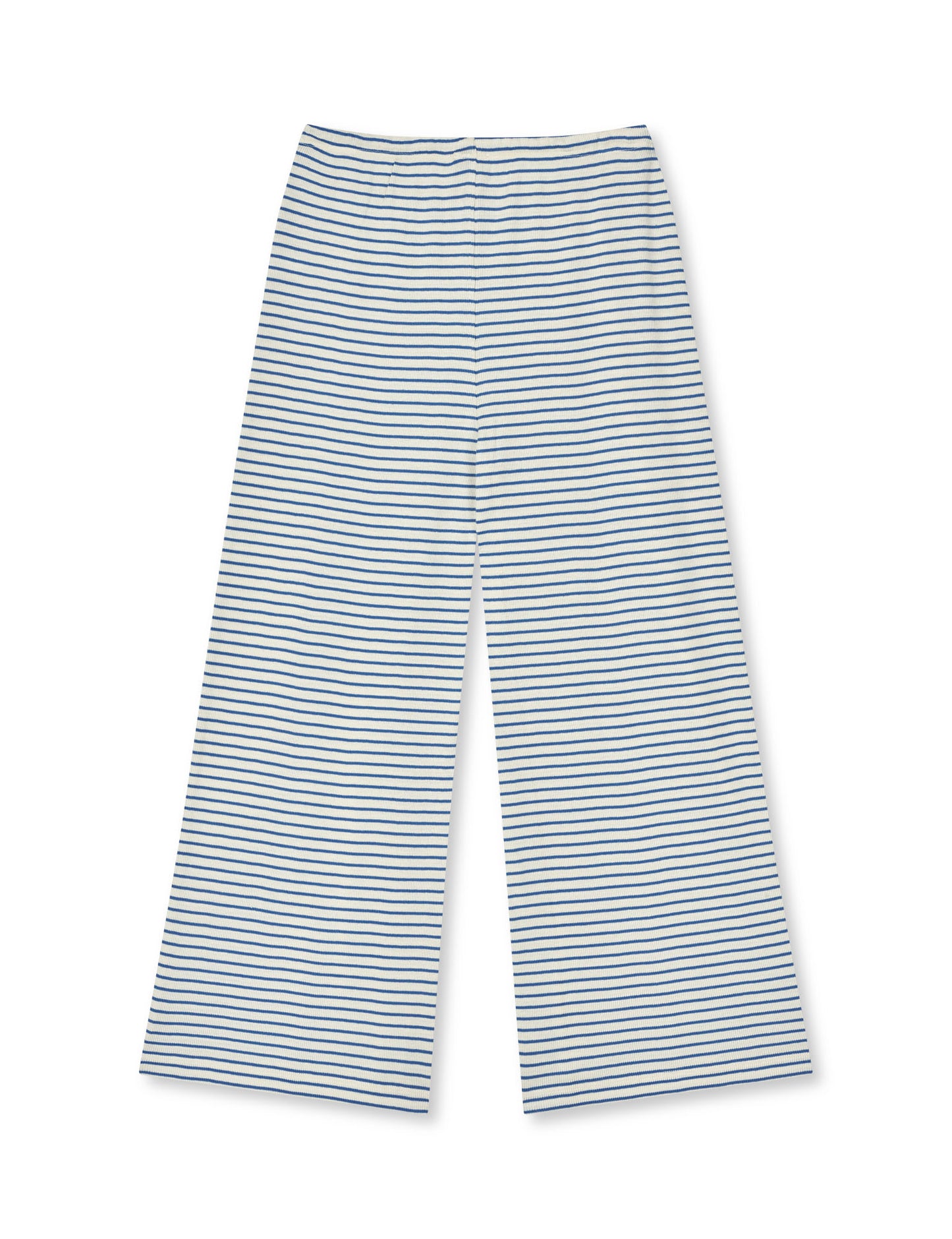 2x2 Cotton Stripe Verona Pants, Vanilla Ice/Bright Cobalt