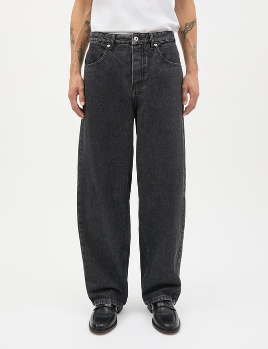 Arizona Black Denim Hannes Jeans, Black Grey Stone Wash