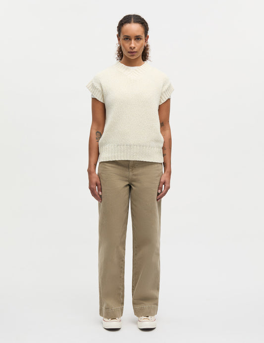 Woolin Elin Vest, Almond Oil