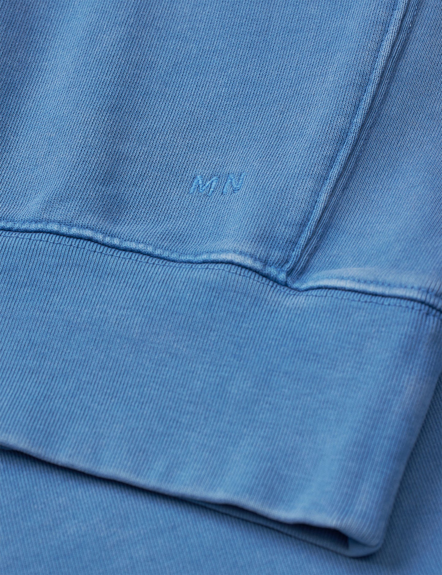 Compact Cotton Crew Sweat, Bright Cobalt