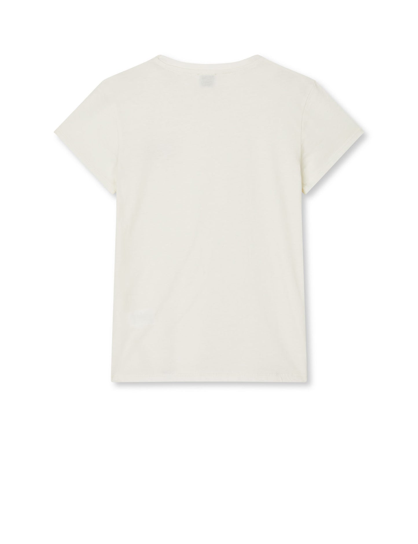 Single Cotton Tuvina mini mirror Tee, Vanilla Ice
