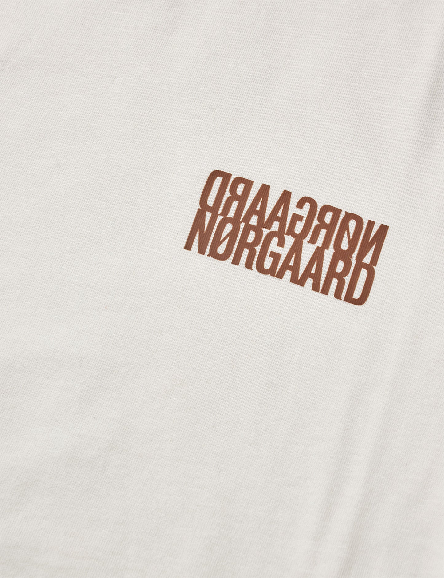 Single Cotton Tuvina mini mirror Tee, Vanilla Ice