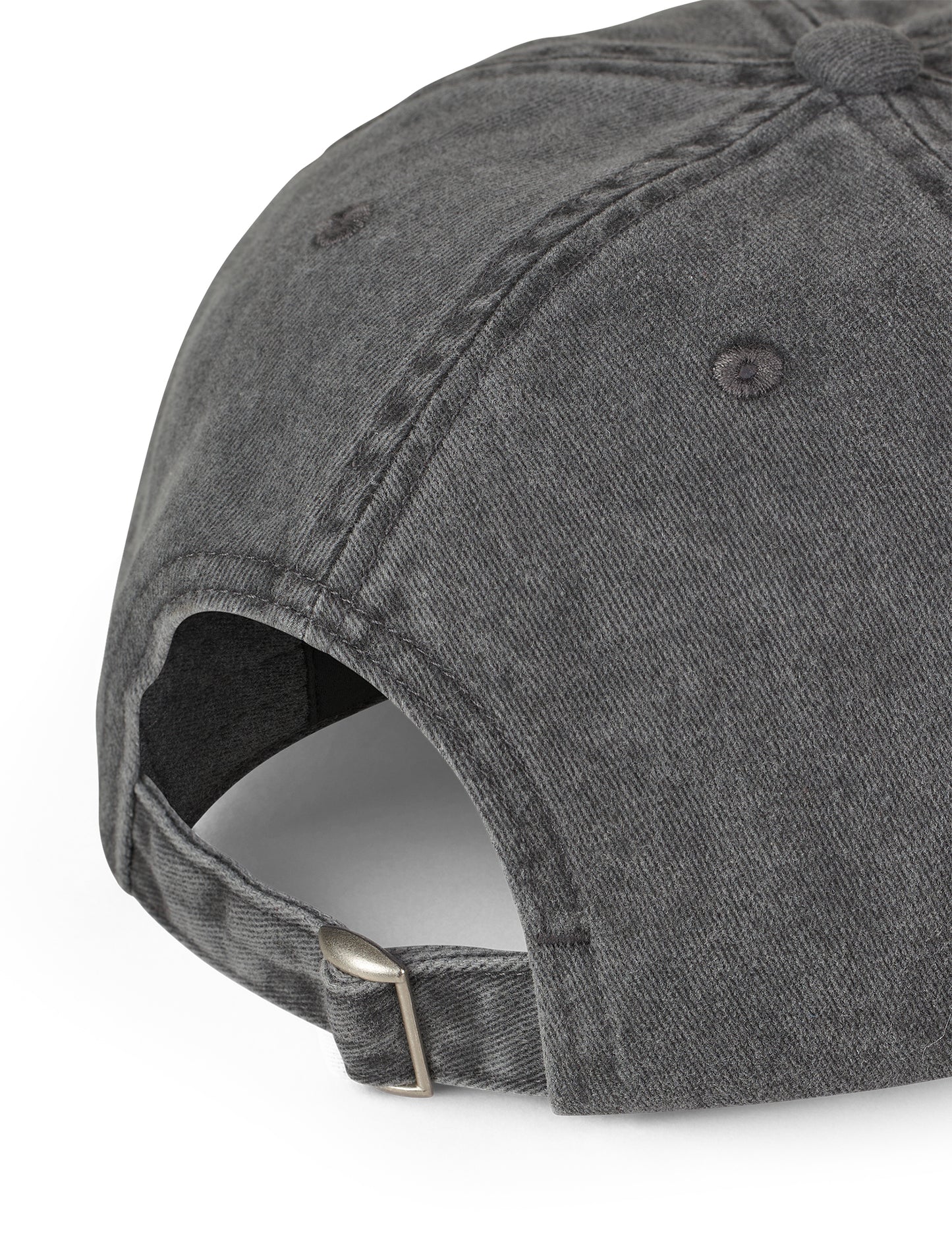Washed Cotton Twill Coal Cap, Washed Black