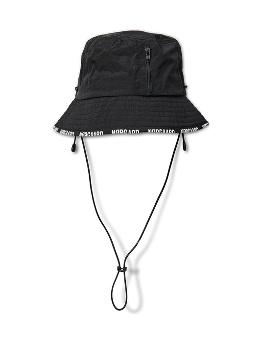 Sunny Line Bucket Hat, Jet Black