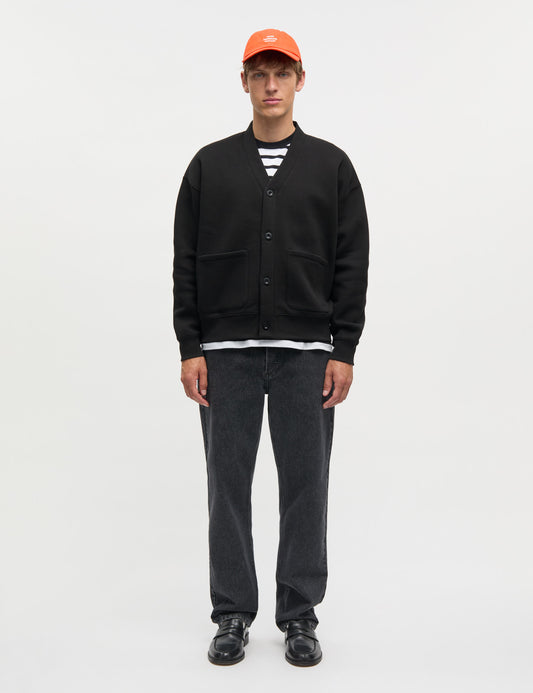 Standard Novak Cardigan Sweat, Black