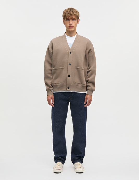 Standard Novak Cardigan Sweat, Walnut