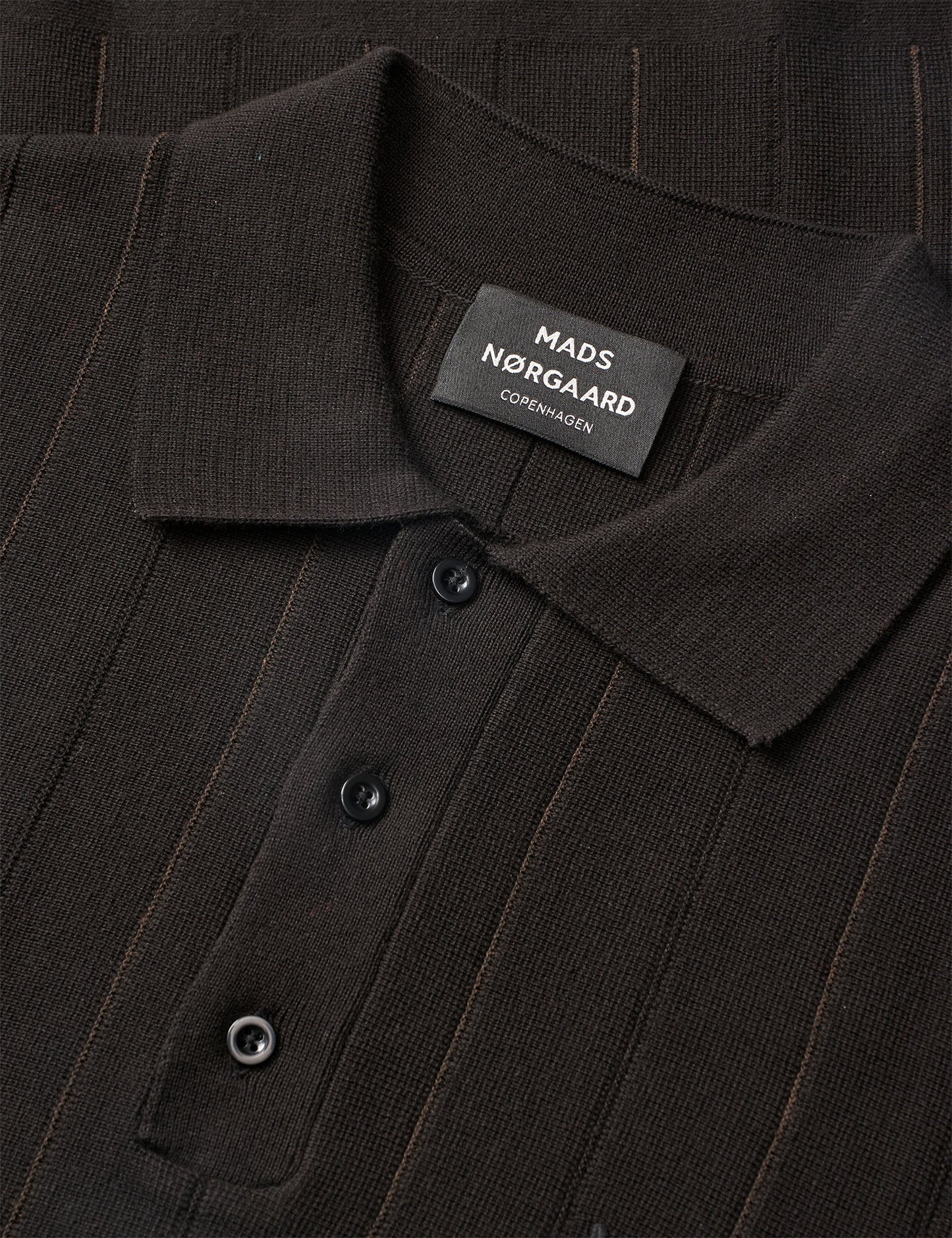 Classy Romeo Polo Knit, Black