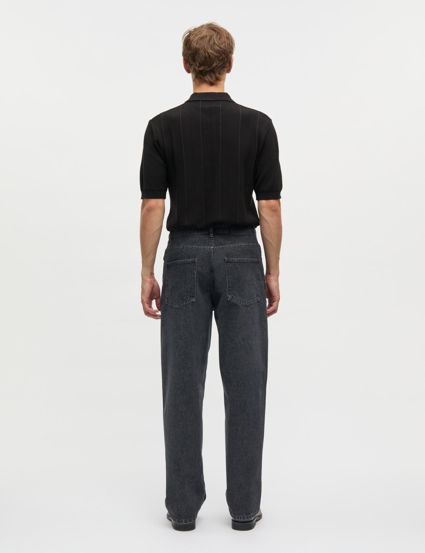 Classy Romeo Polo Knit, Black