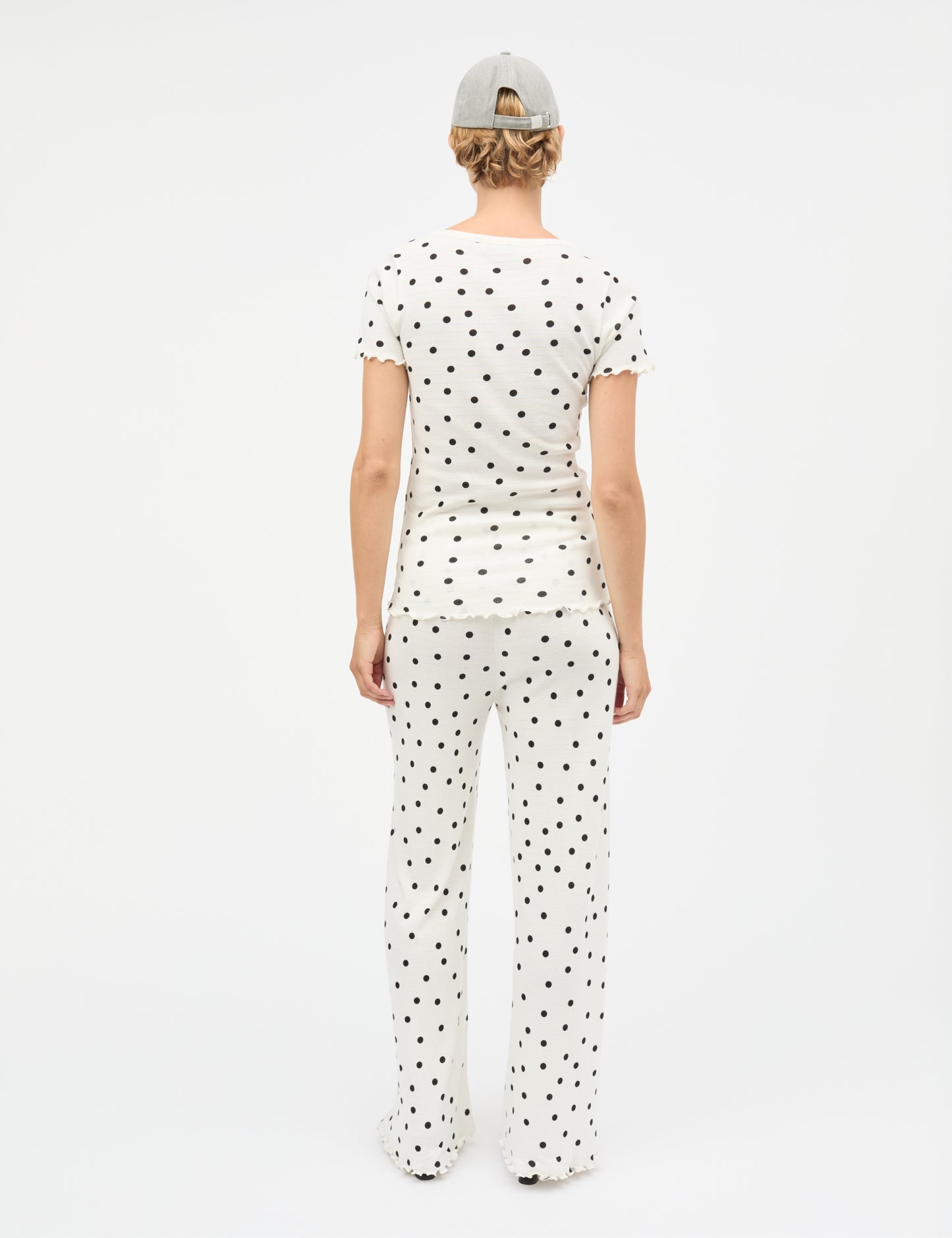 Pointella Trixy Tee AOP, Dot AOP Vanilla Ice