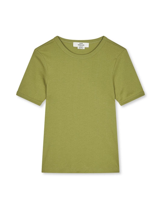Grace Jersey June Tee, Green Olive