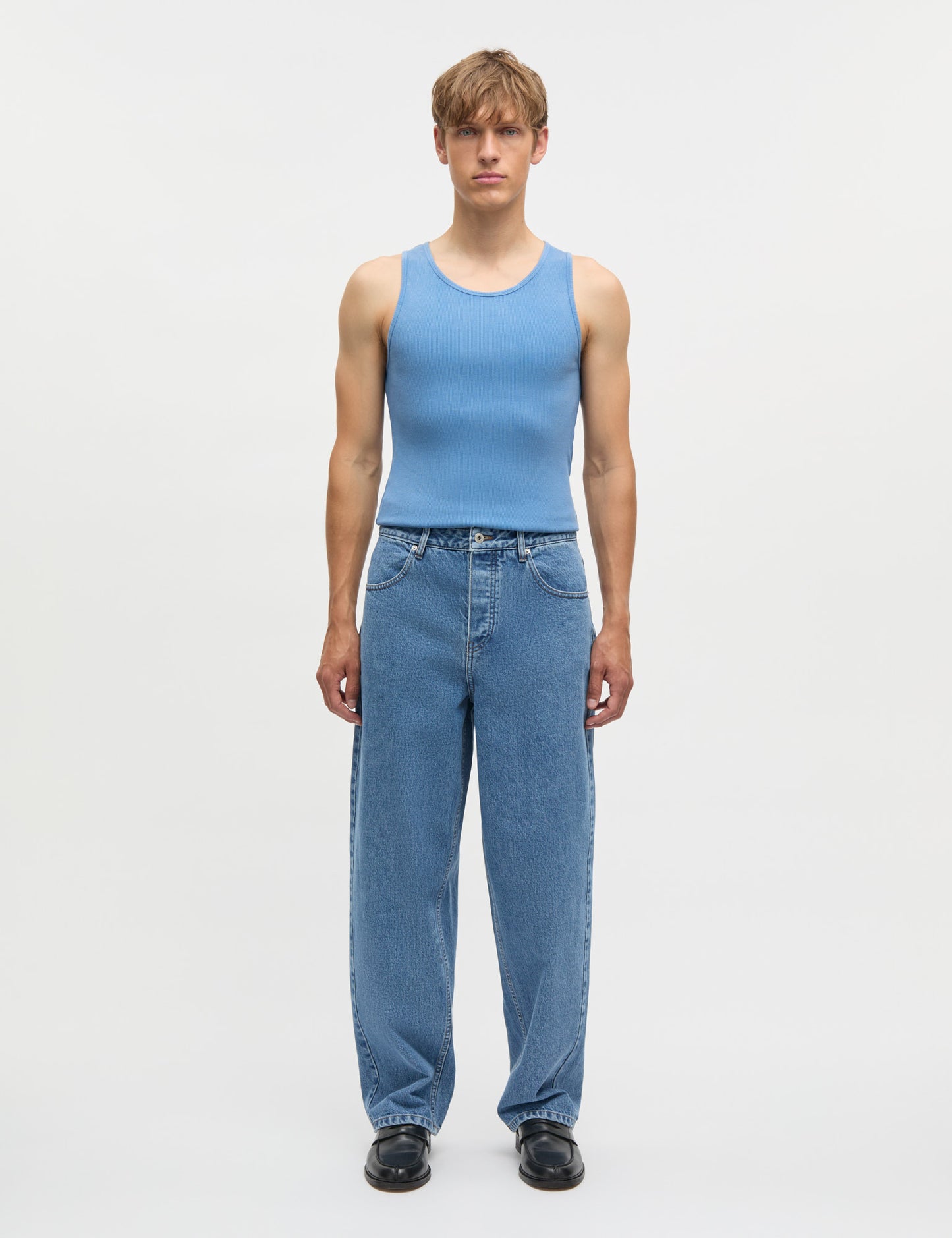 Rib Cotton Bruce Tanktop, Bright Cobalt