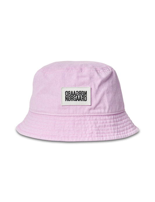 Washed Cotton Twill Bucket Hat, Orchid Bouquet