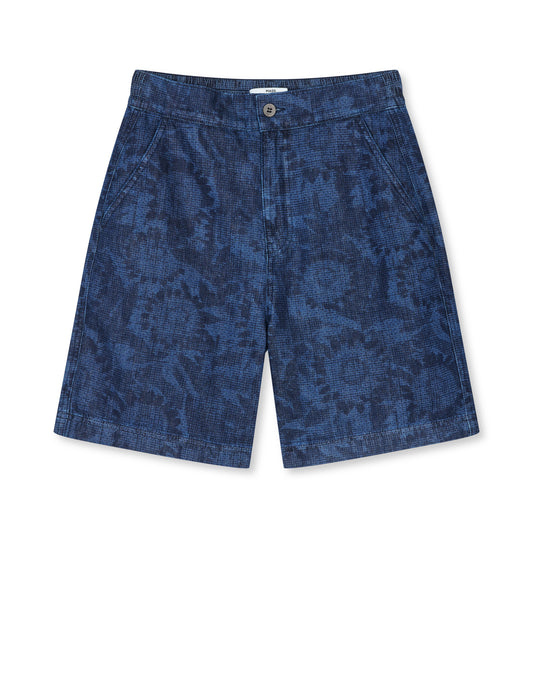 Lazor Denim Sui Short, Sunflower AOP