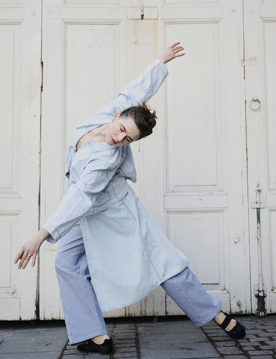 Air Denim Pauline Dress, Sunbleached Blue