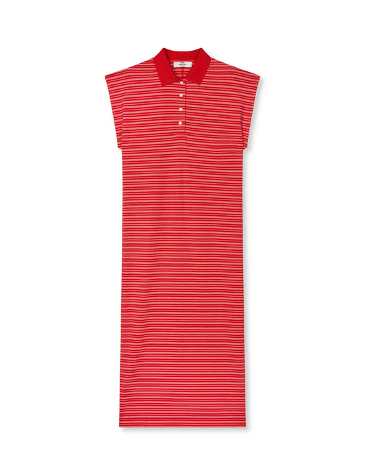 Light Terry Polly Dress, Fiery Red/Fairy Tale/Vanilla I