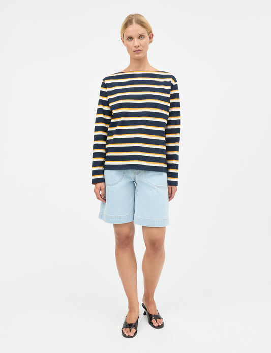 Pablo Gabi Tee LS, Sky Captain/Vanilla Ice