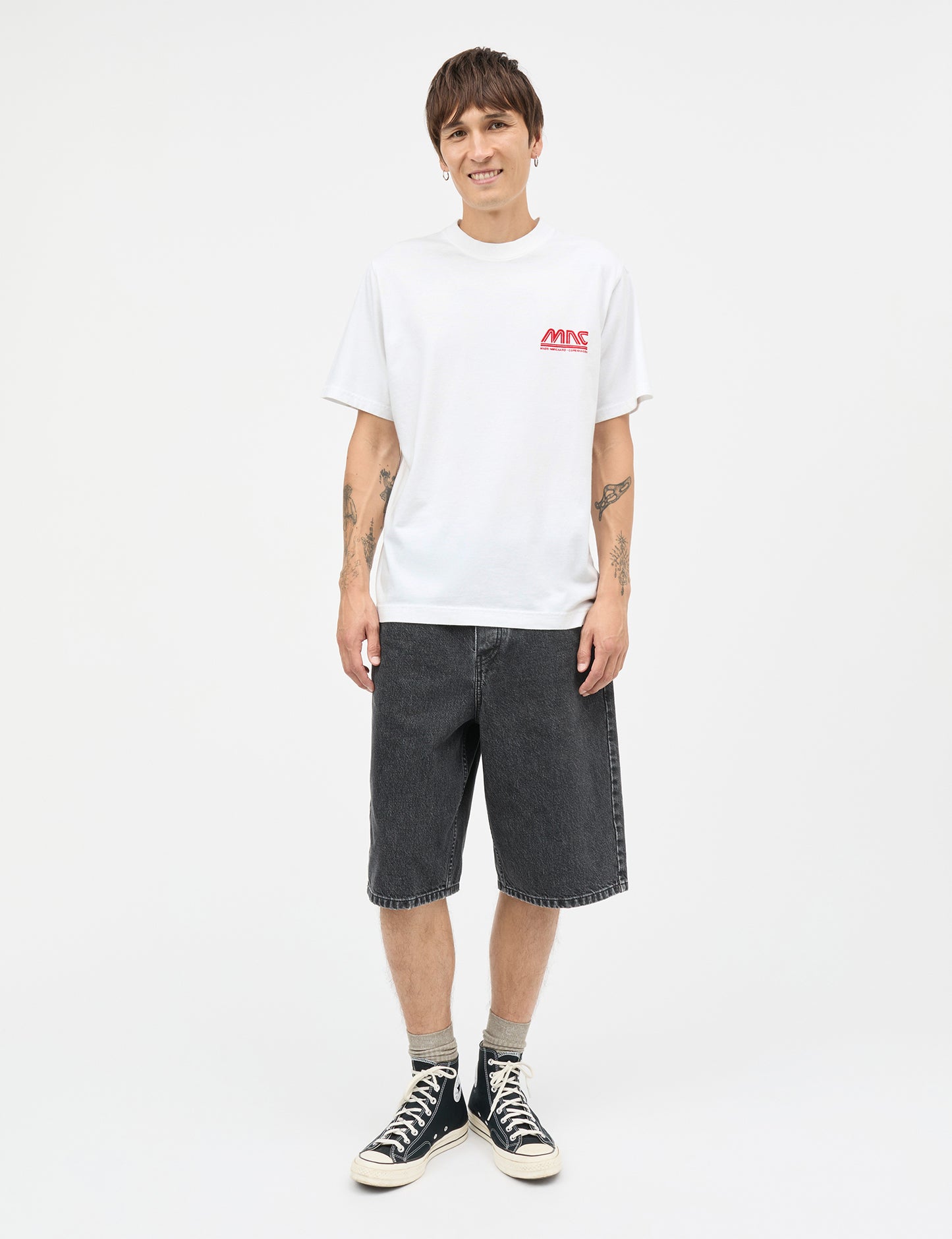Cotton Jersey Frode MNC Tee, White