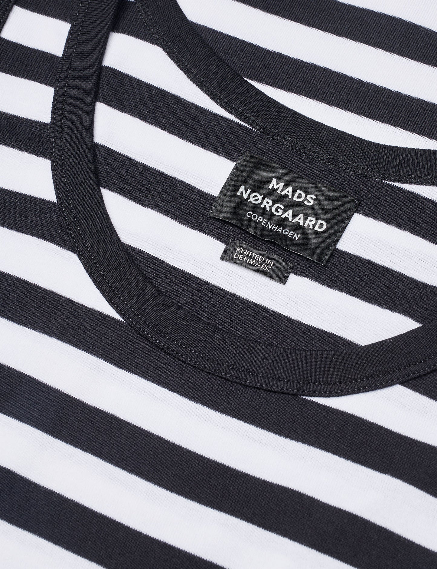 Midi Rib Tank Top, Black / White